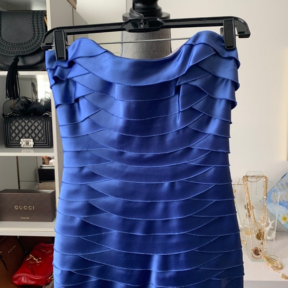 BCBG Bandage Satin Dress - Picture 7 of 8